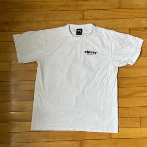Stussy Gumball Machine Graphic T-Shirt White Short Sleeve Mens Large Streetwear